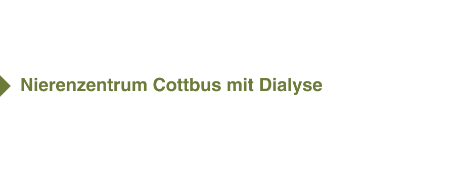 Nierenzentrum Cottbus mit Dialyse